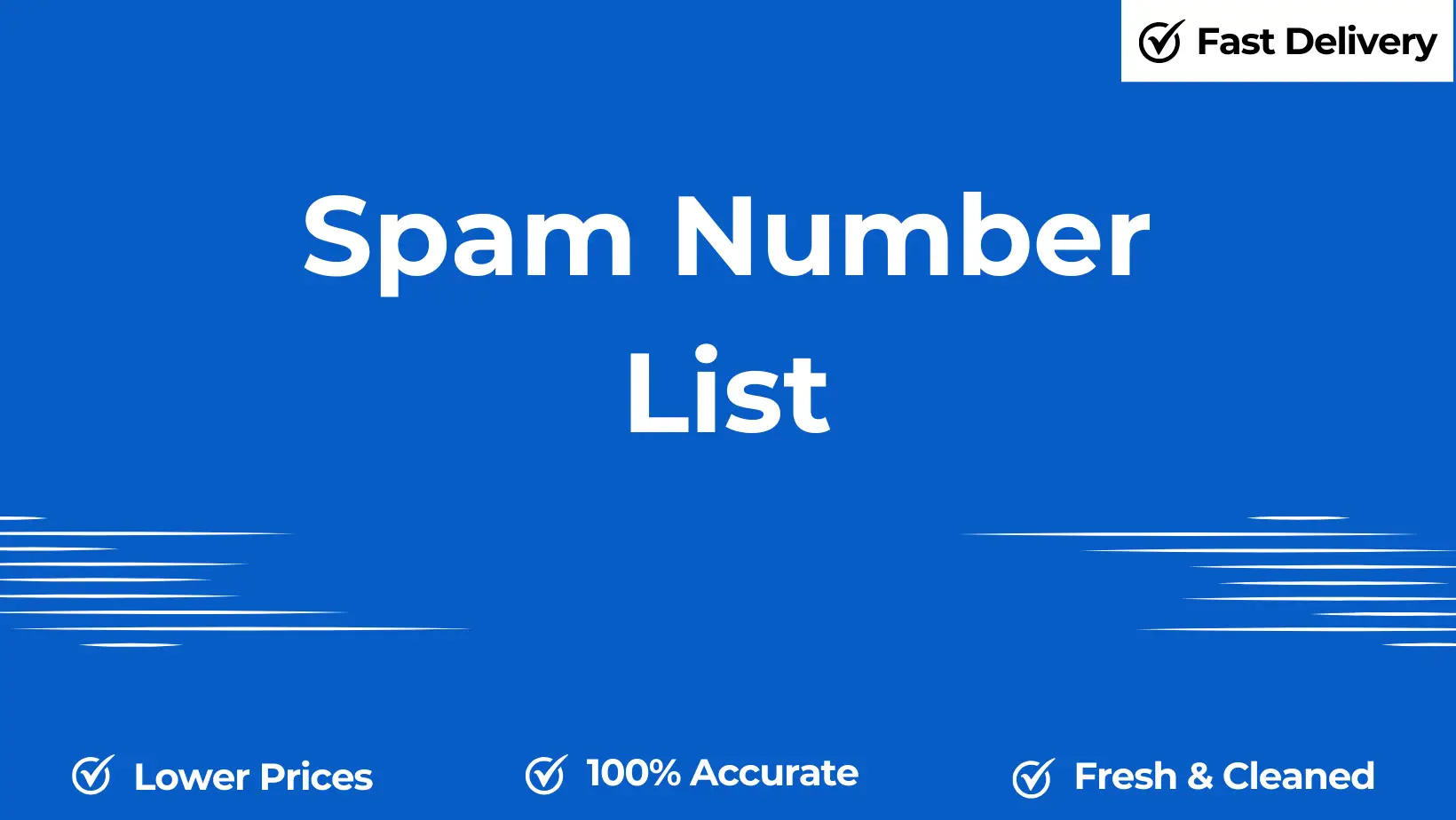 Spam numbers list