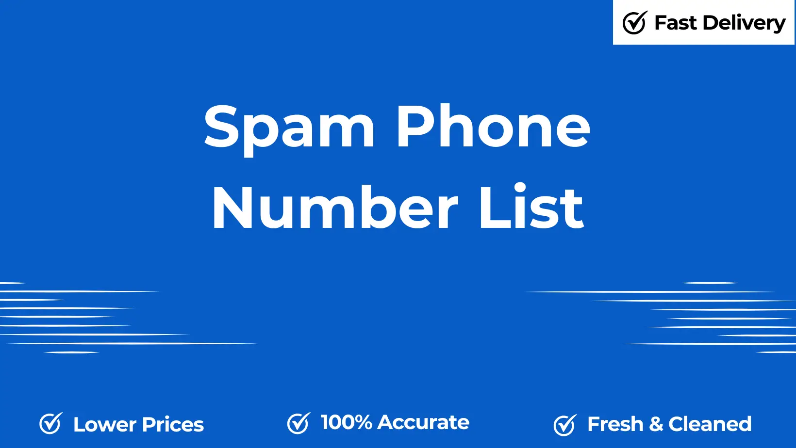 Spam phone number list